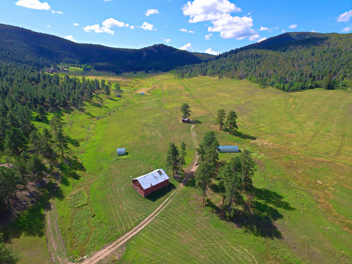 Mountain Meadow Ranch, Evergreen Colorado, Jefferson county, Farms