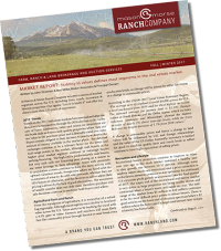 Spring 2020 Ranch Farm Spring Real Estate Newsletter